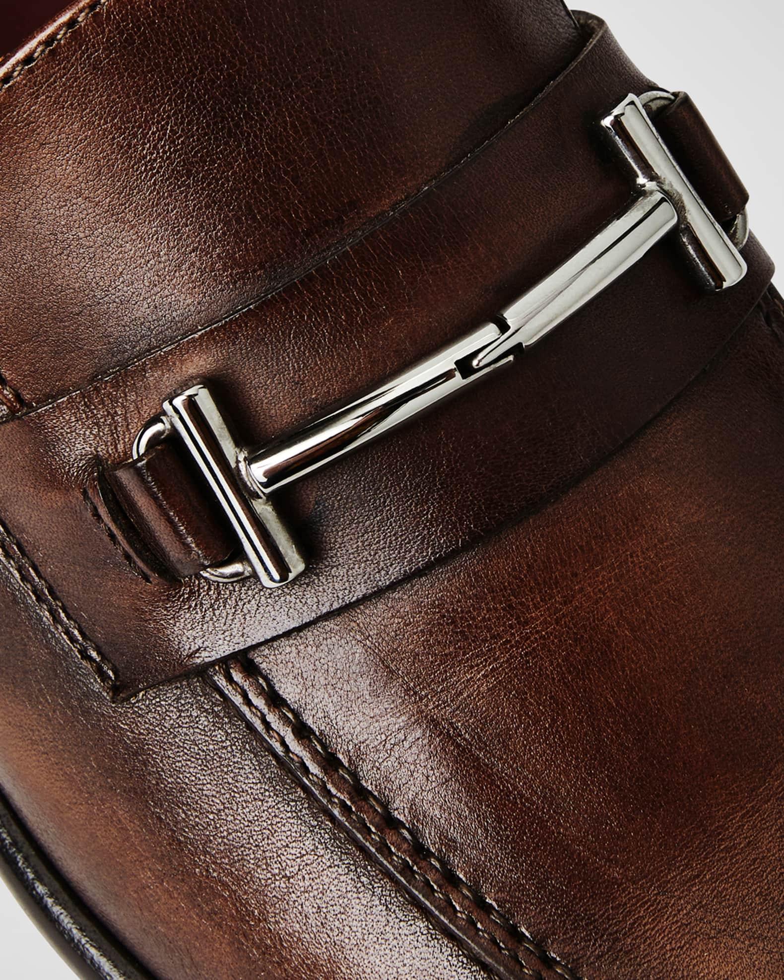 Men's Sante Double-Gore Leather Bit Loafers Product Image