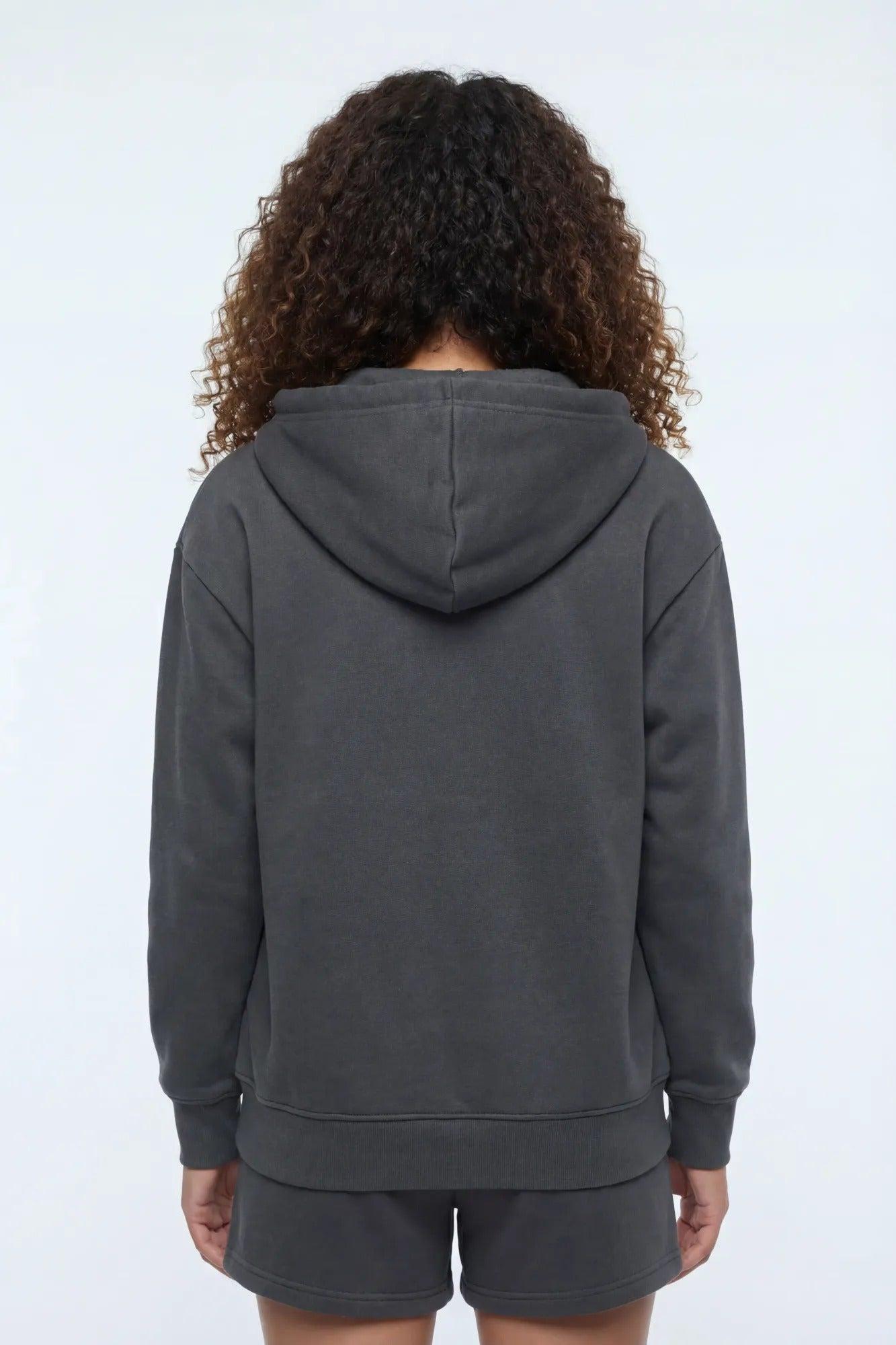 Fleece Zip-Up Hoodie Female Product Image