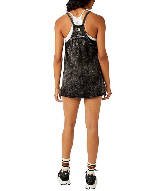 Free People FP Movement Hot Shot Scoop Neck Sleeveless Patch Pocket Mini Dress Product Image