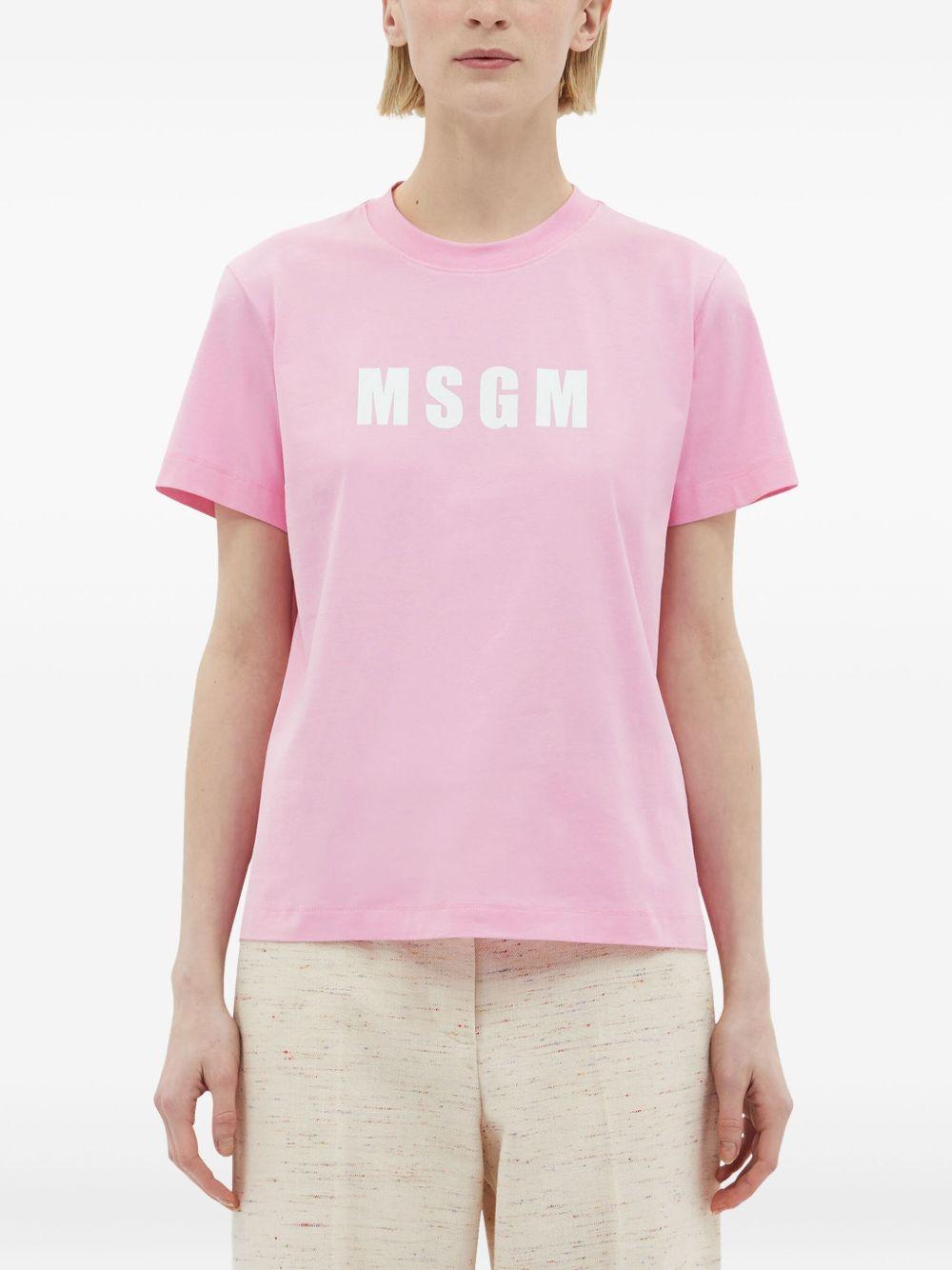 logo-print cotton t-shirt Product Image