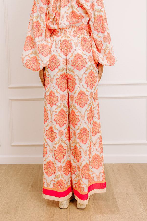 Mimosas On The Patio High Waist Wide Leg Pants Product Image