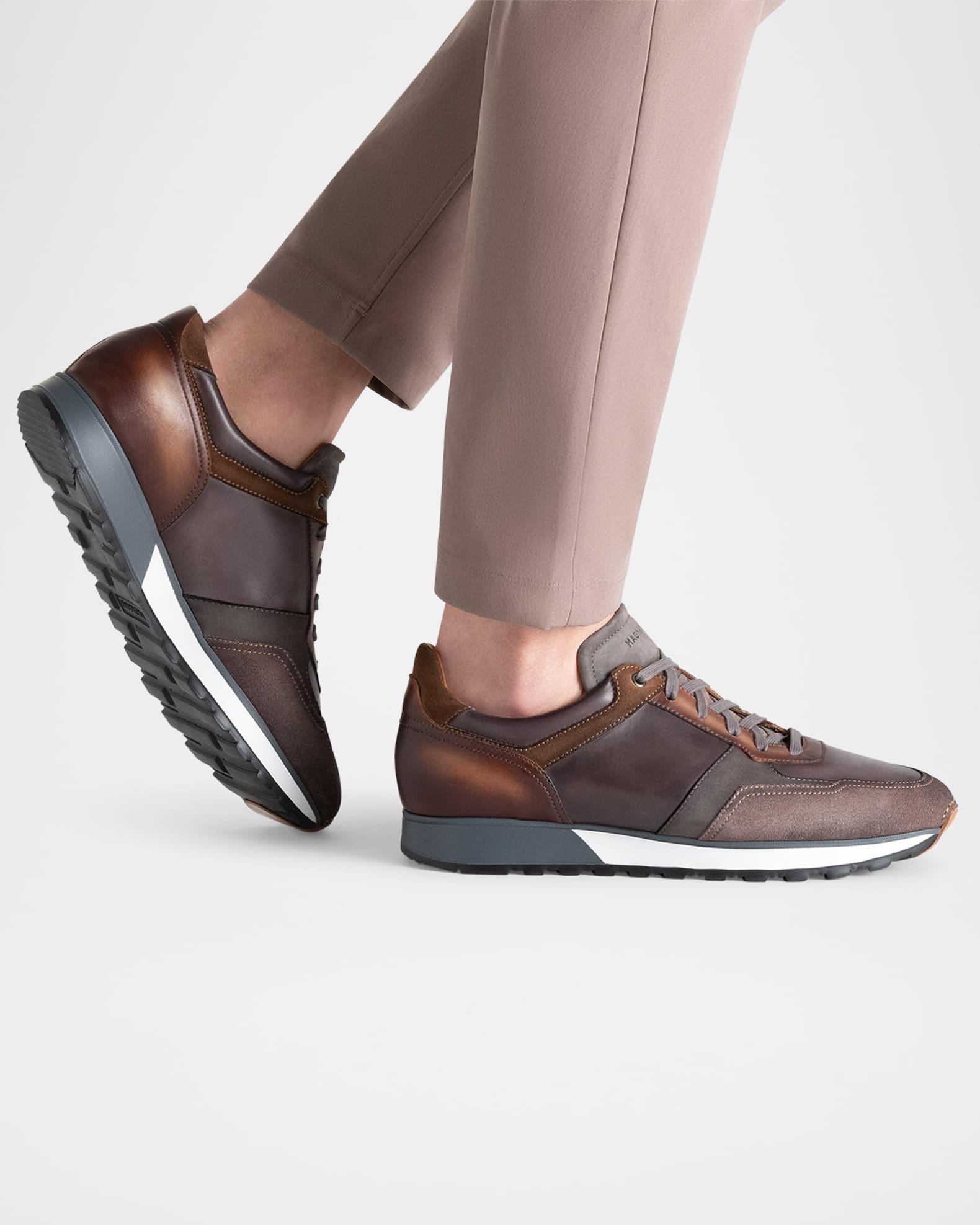 Men's Arco Leather Runner Sneakers Product Image