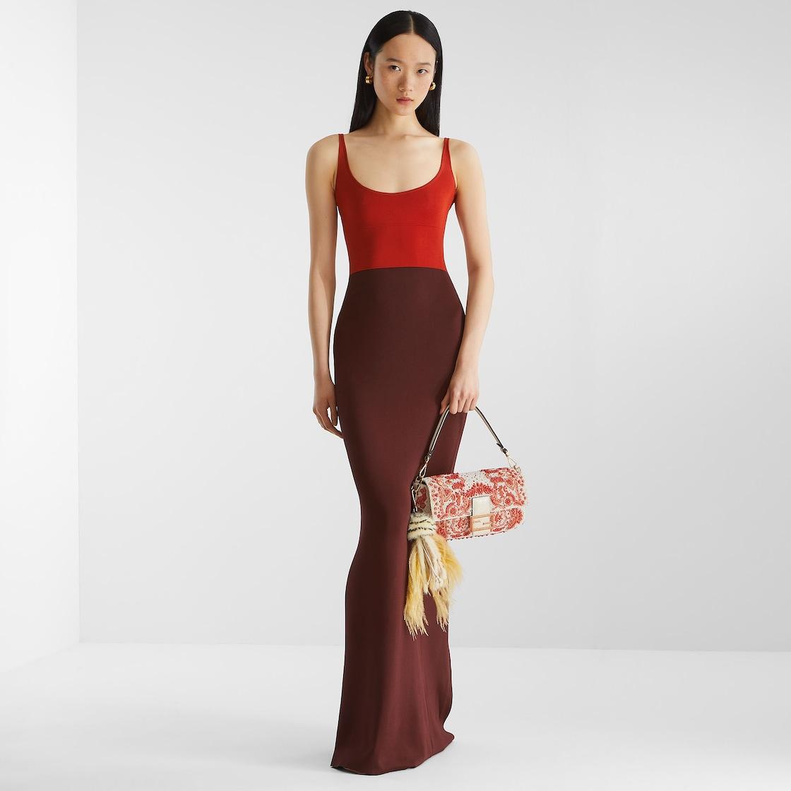 BaguetteCoral Bandana embroidered lace bag Product Image