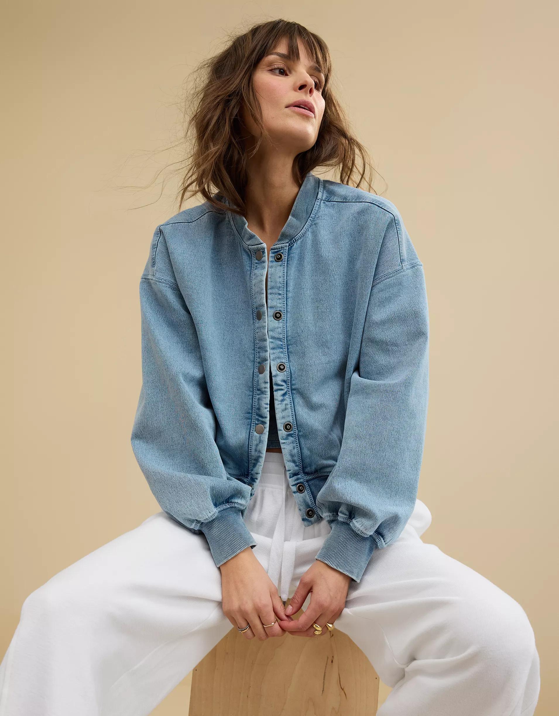 Aerie Soft Landing Bomber Jacket Product Image