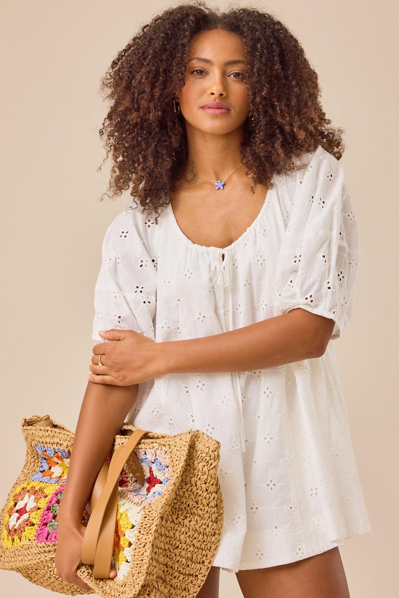 Posie Eyelet Romper Product Image