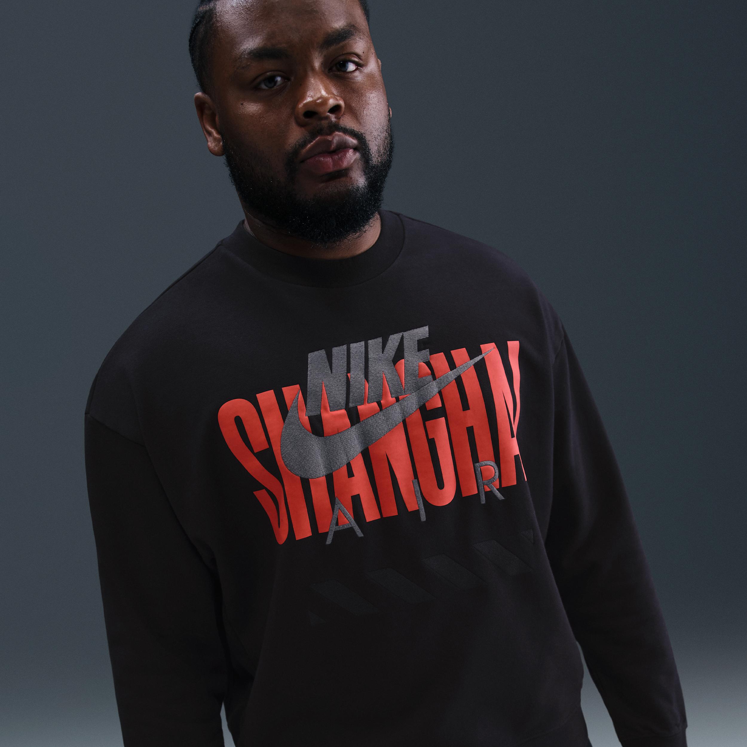Nike Mens Air Shanghai Fleece Crew | HJ0305-010 Product Image
