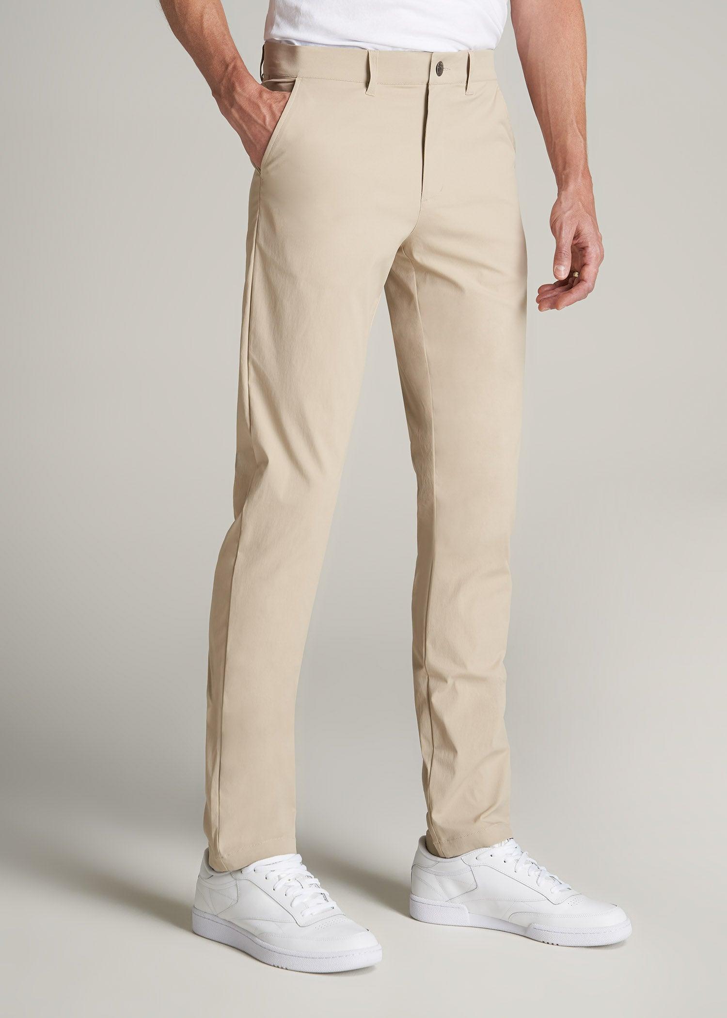 TAPERED FIT Traveler Chino Pants for Tall Men in Marine Navy Male Product Image