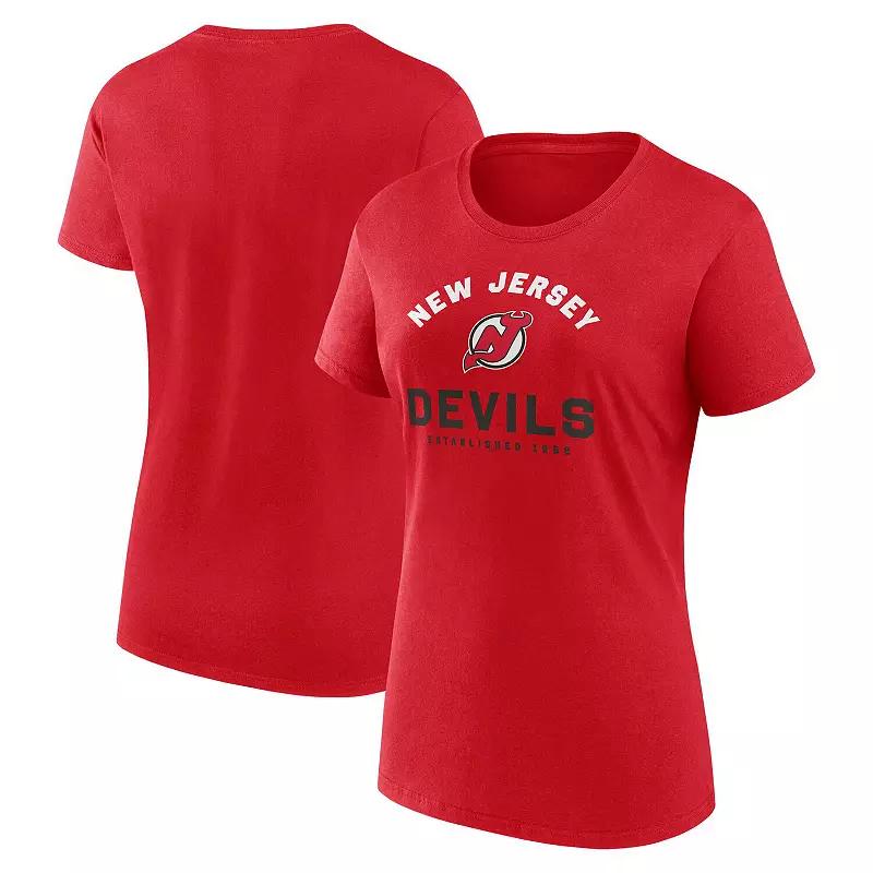 Women's Logo Athletic Scarlet San Francisco 49ers Lean T-Shirt,  Product Image
