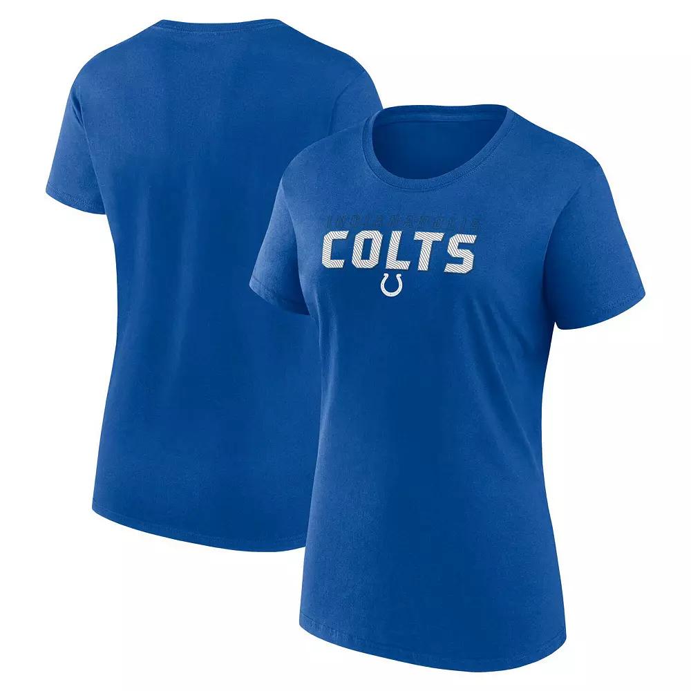 Women's Logo Athletic Royal Indianapolis Colts Lean T-Shirt,  Product Image