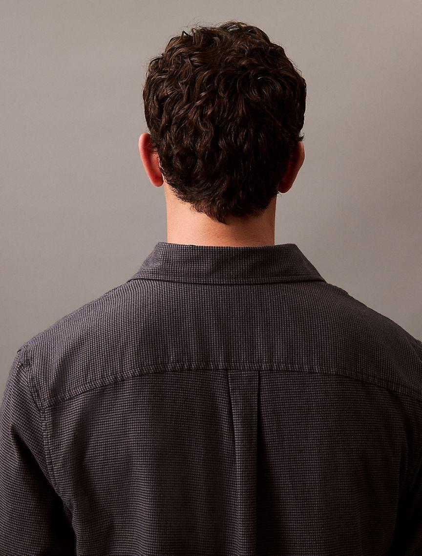 Houndstooth Flannel Classic Button-Down Shirt Product Image