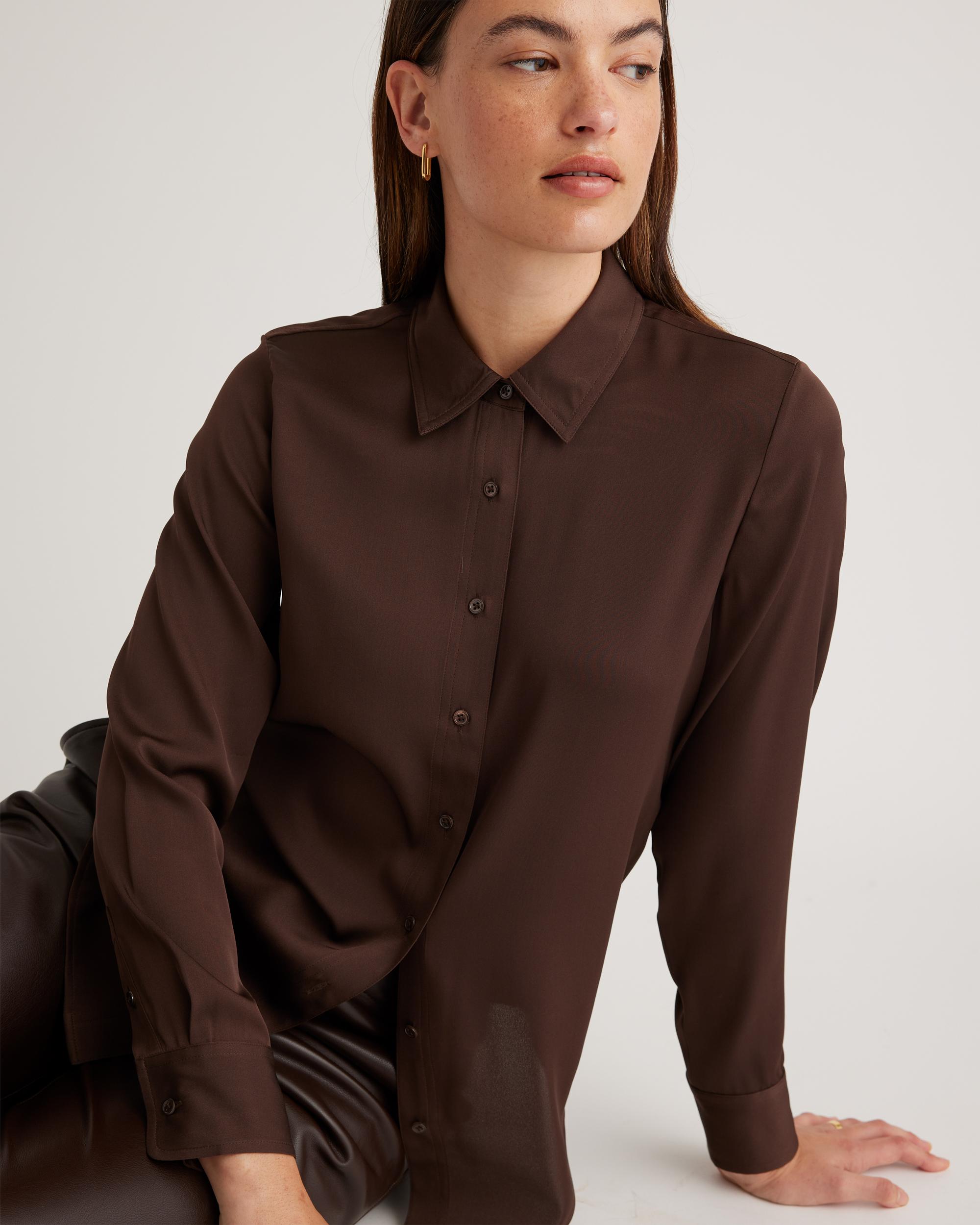 Quince | Women's Washable Stretch Silk Blouse Product Image