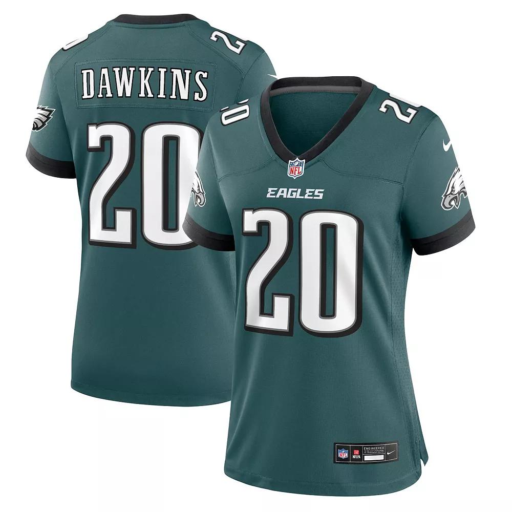 Women's Nike Brian Dawkins Midnight Green Philadelphia Eagles Retired Player Game Jersey,  Product Image