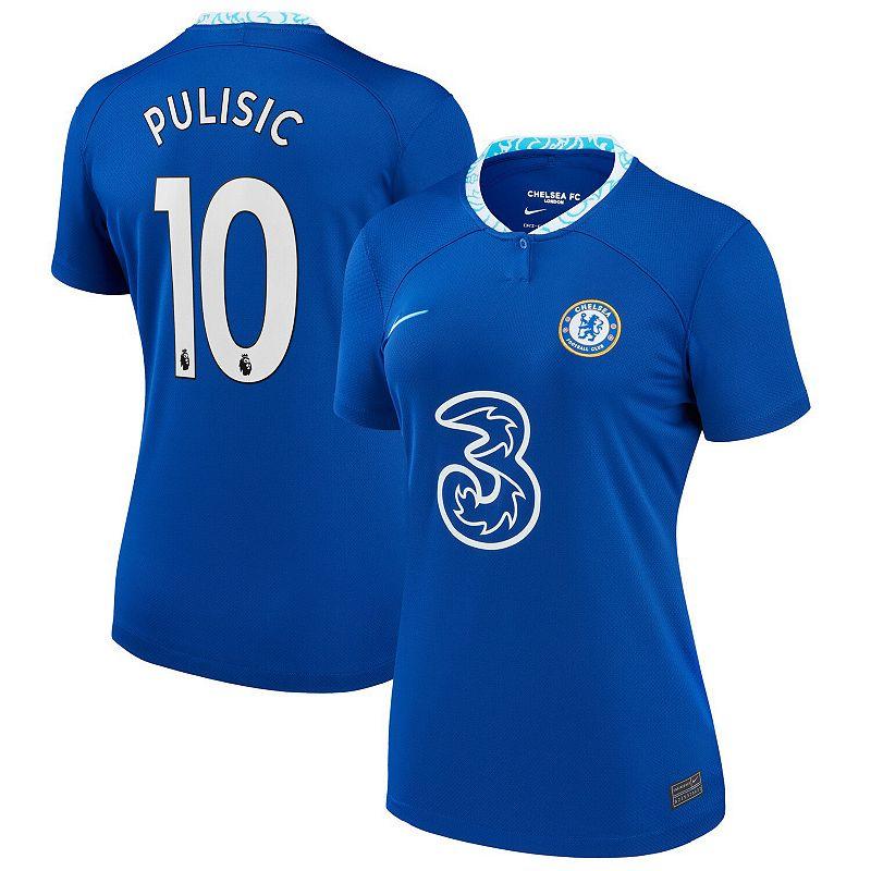 Women's Nike Christian Pulisic Blue Chelsea 2022/23 Home Replica Jersey, Size: Large, Chl Blue Product Image