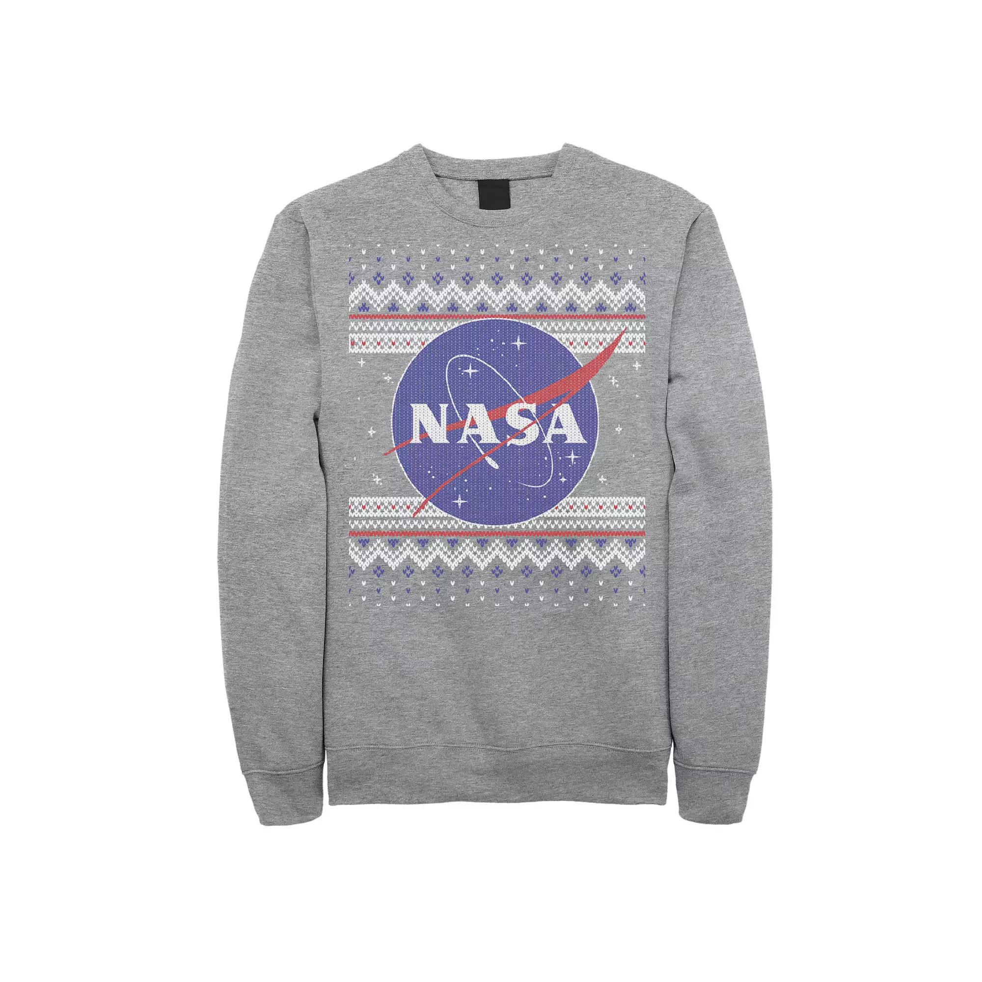 Men's NASA Logo Christmas Sweatshirt,  Product Image