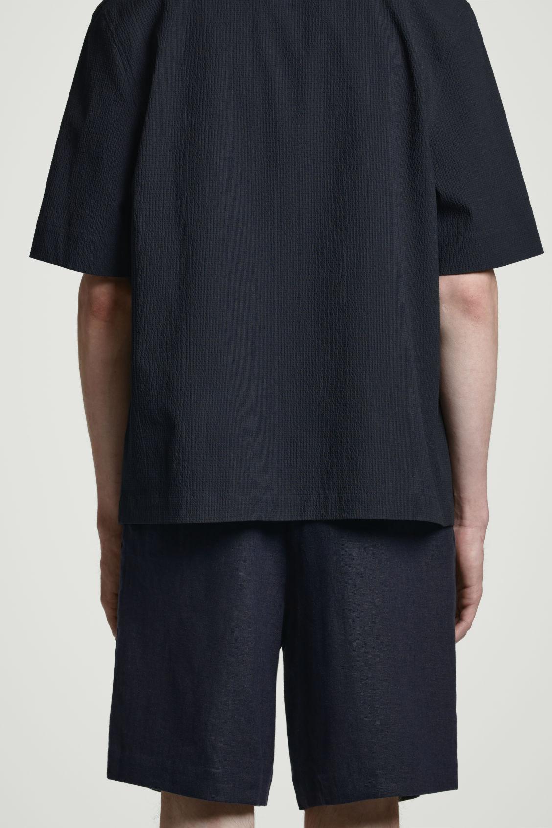 ELASTICATED LINEN SHORTS Product Image