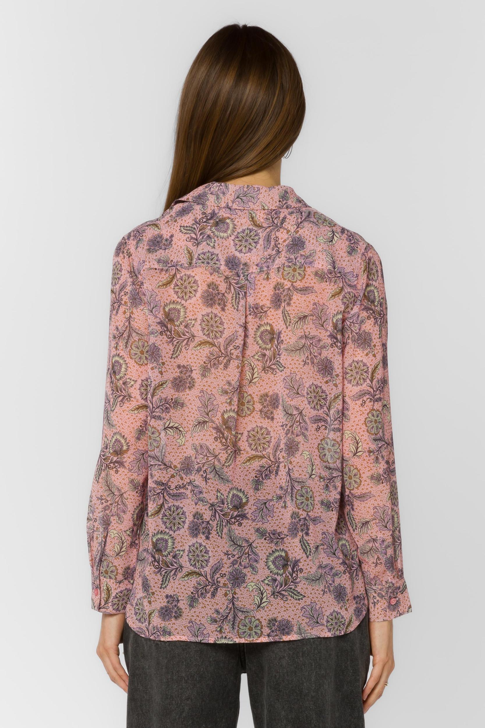 Chanelle Long Sleeve Button Front Shirt Product Image
