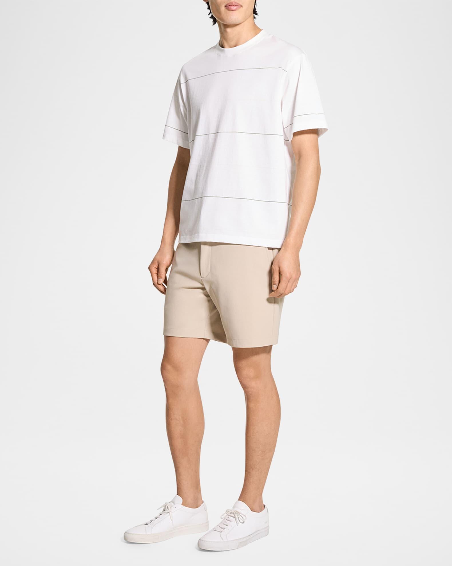 Men's Pima Cotton Wide Stripe Crewneck T-Shirt Product Image