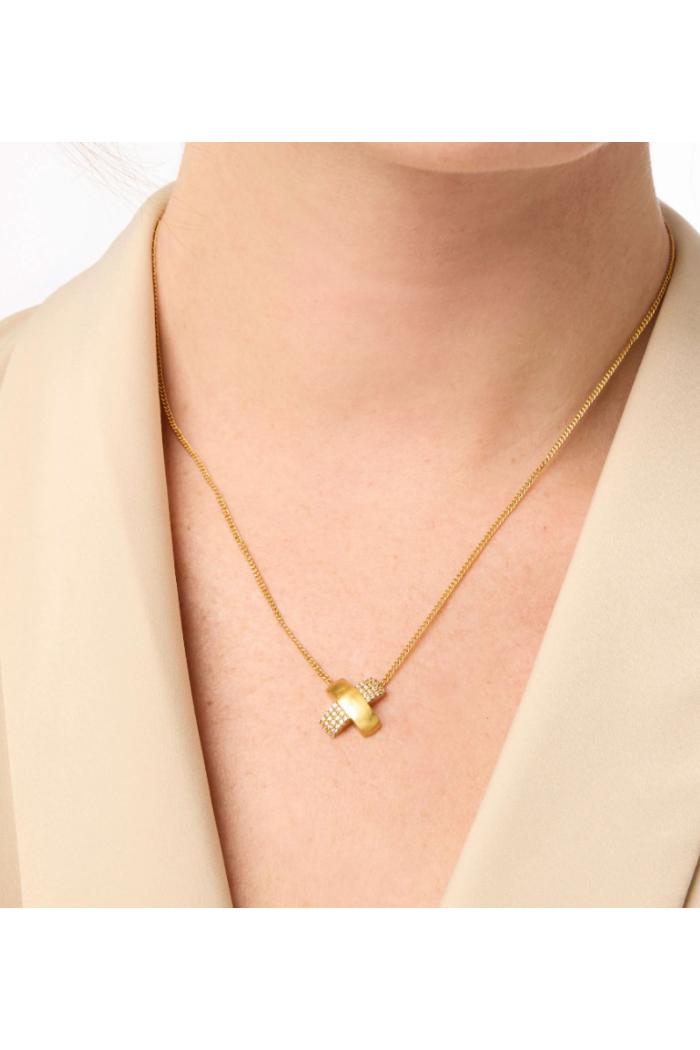 CATALINA PAVE X DELICATE NECKLACE Product Image