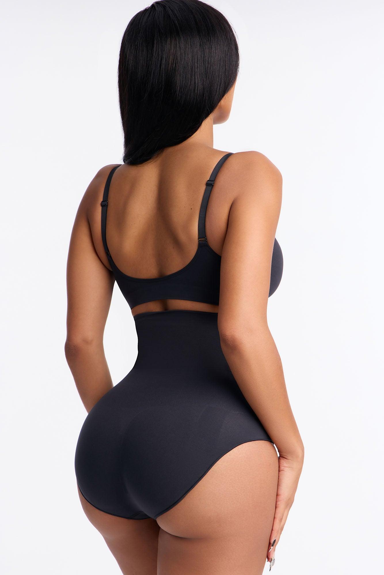 Nova Sculpt Seamless Strong Compression High Waisted Brief - Black Female Product Image