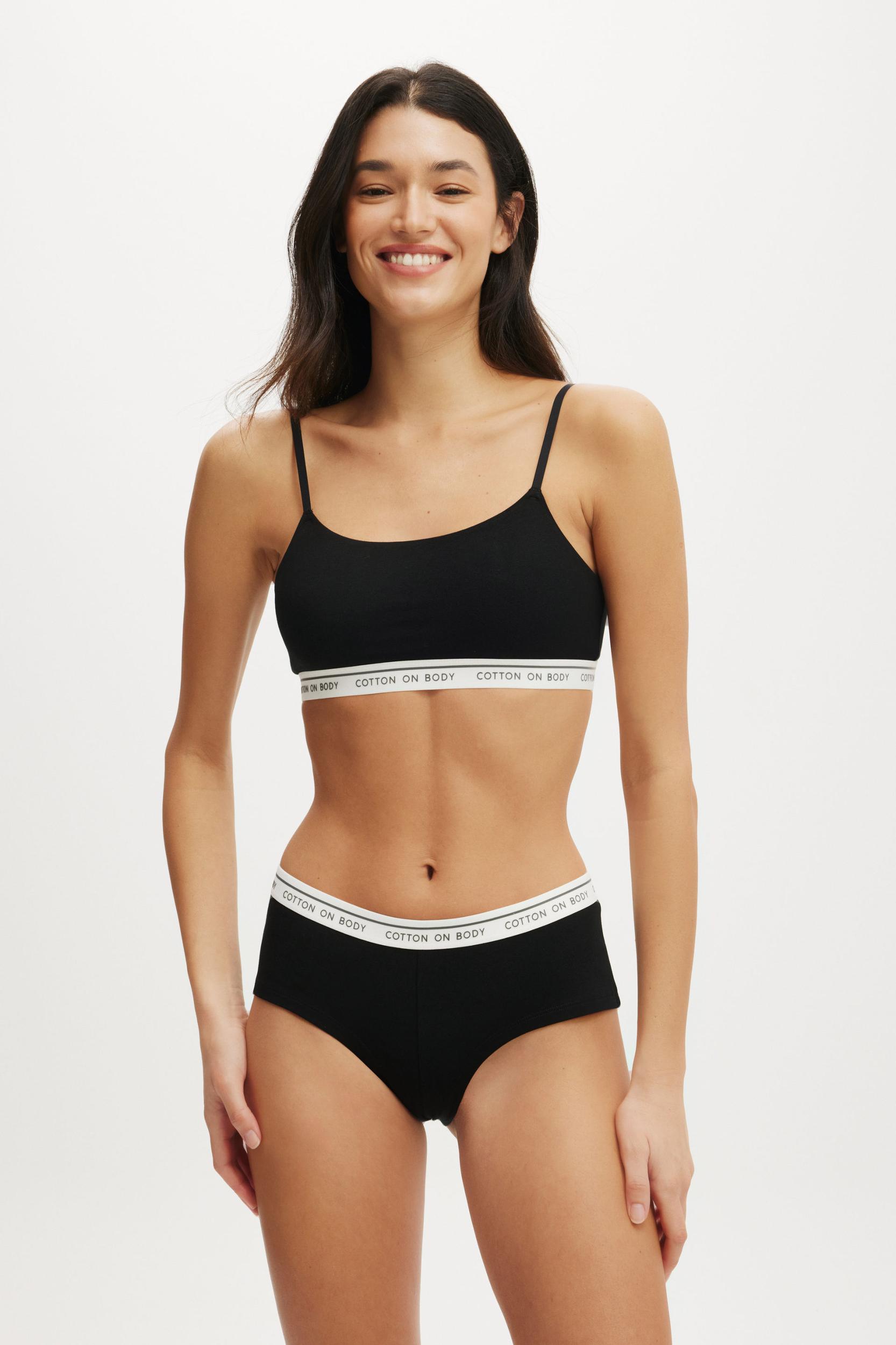 Branded Cotton Cheeky Boyshort Product Image