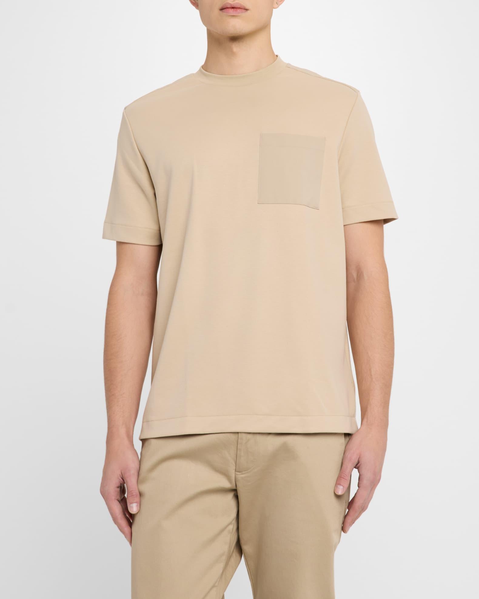 Mens T-Shirt with Tonal Trims Product Image