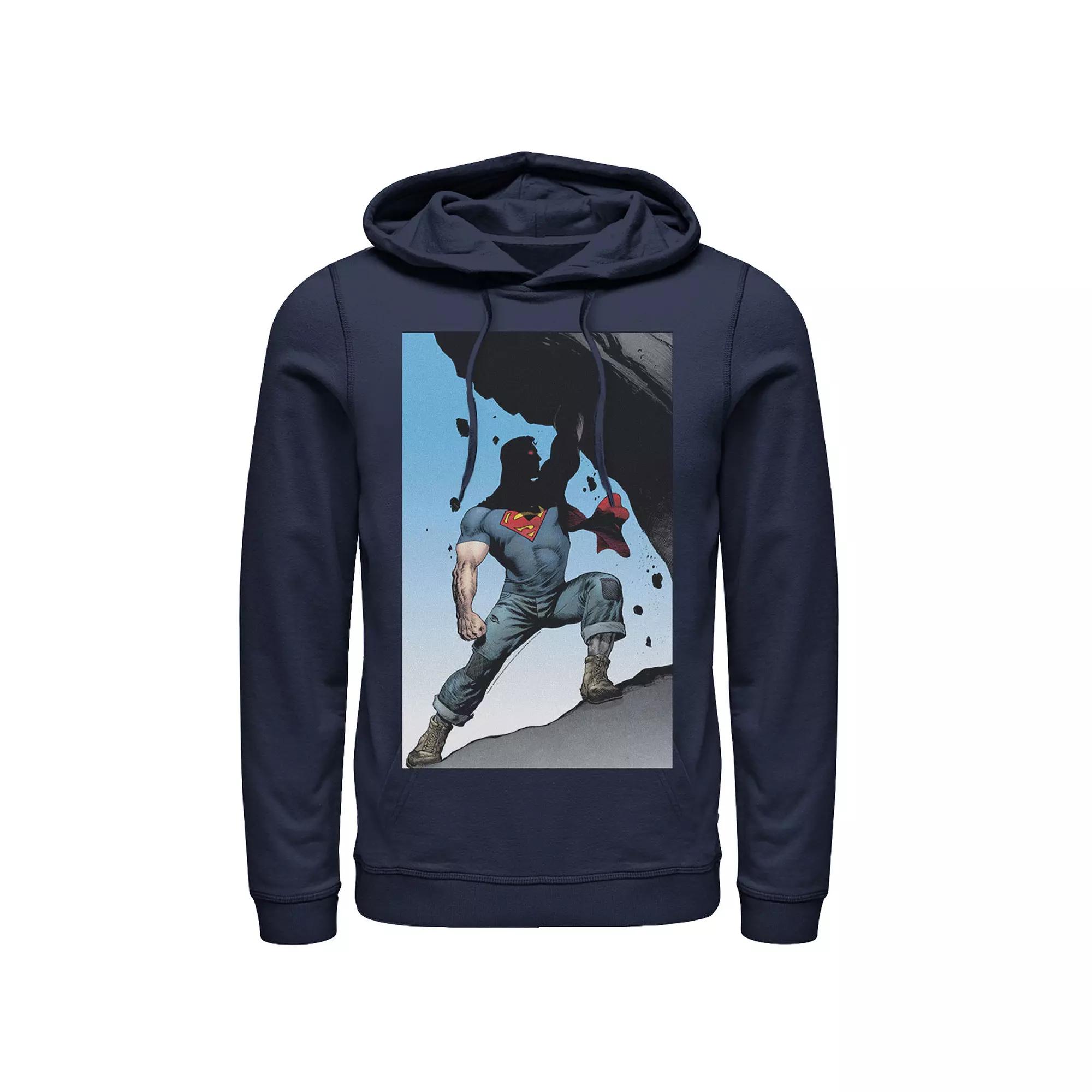 Men's DC Comics Superman Power Lift Comic Poster Hoodie,  Product Image