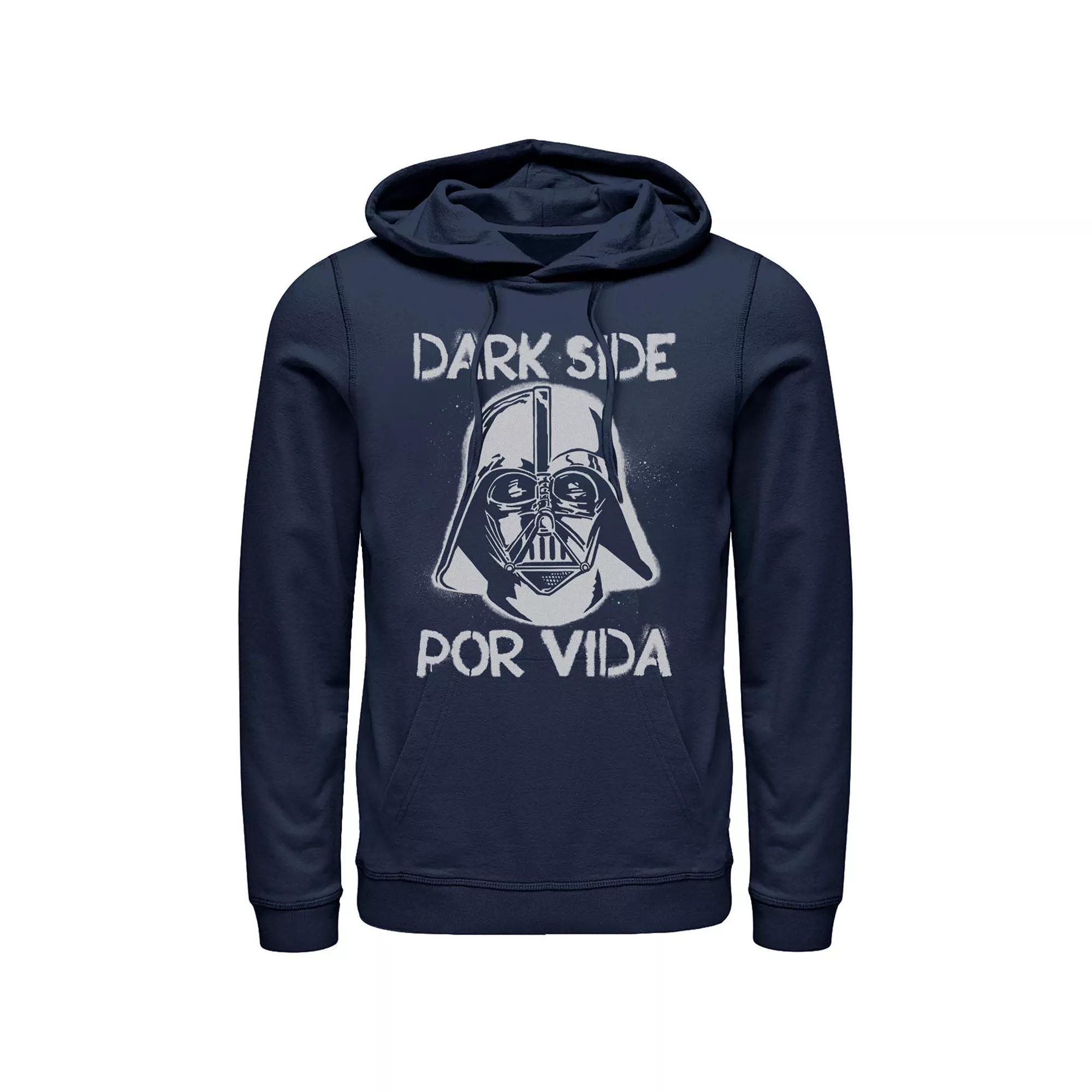 Men's Star Wars Darth Vader Dark Side Por Vida Stamp Hoodie,  Product Image