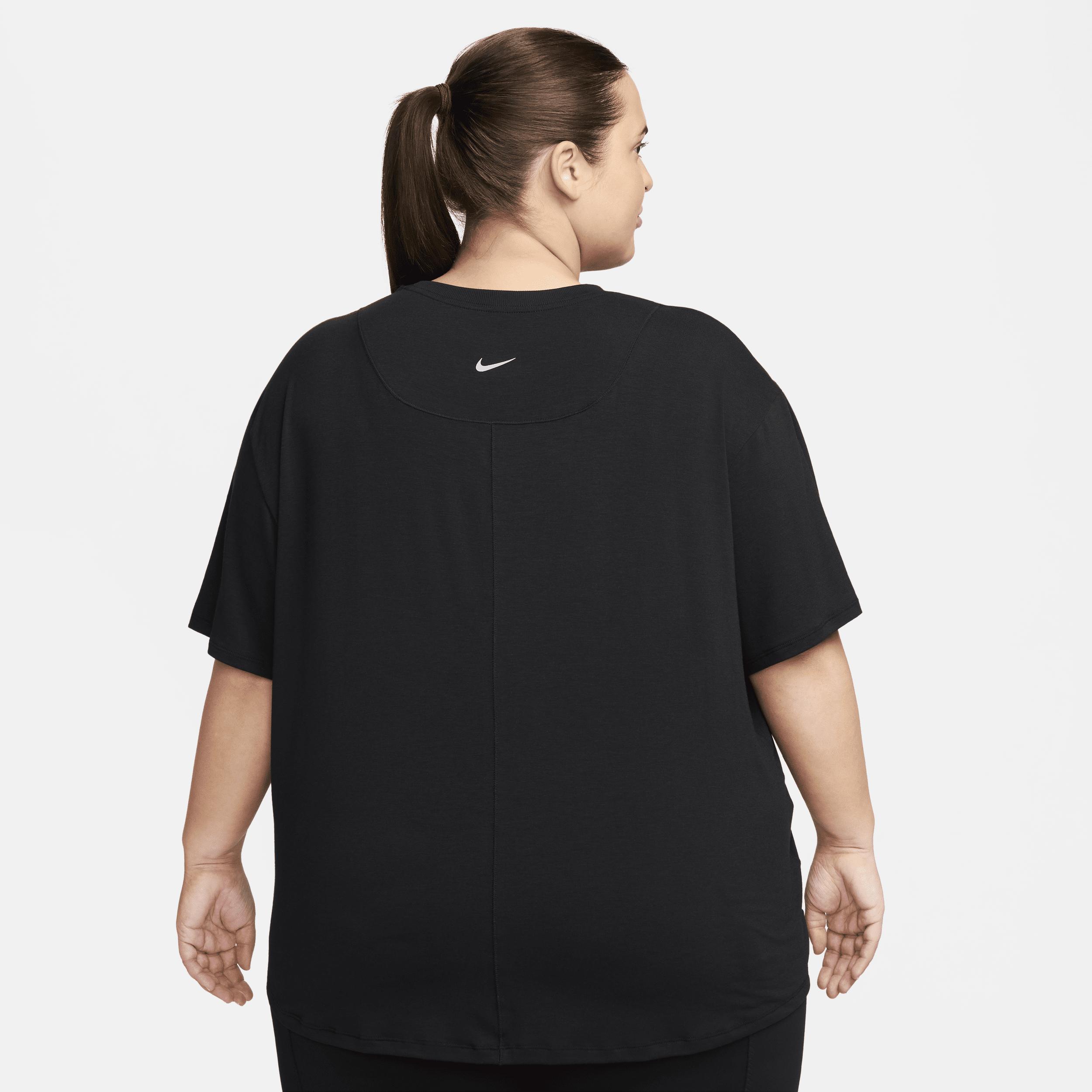 Nike Womens One Relaxed Dri-FIT Short-Sleeve Top (Plus Size) | FN2816-010 Product Image
