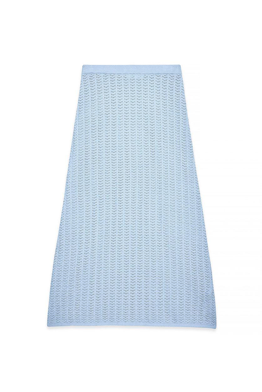 Knitted Crochet Midi Skirt Product Image