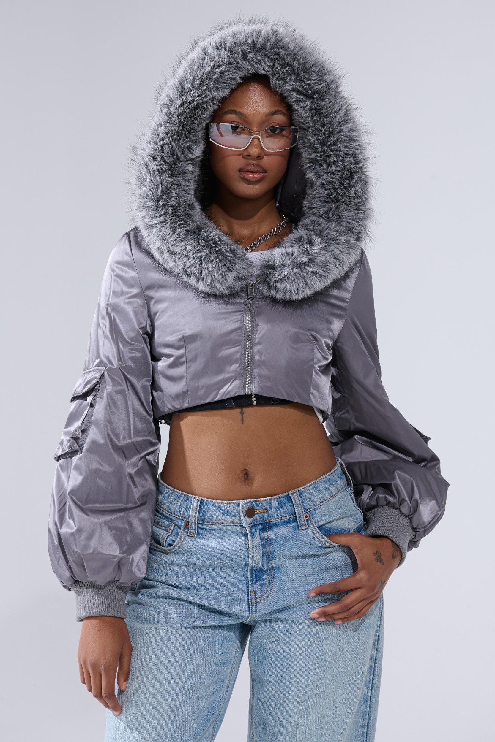 ITTY BITTY CROPPED BOMBER Product Image