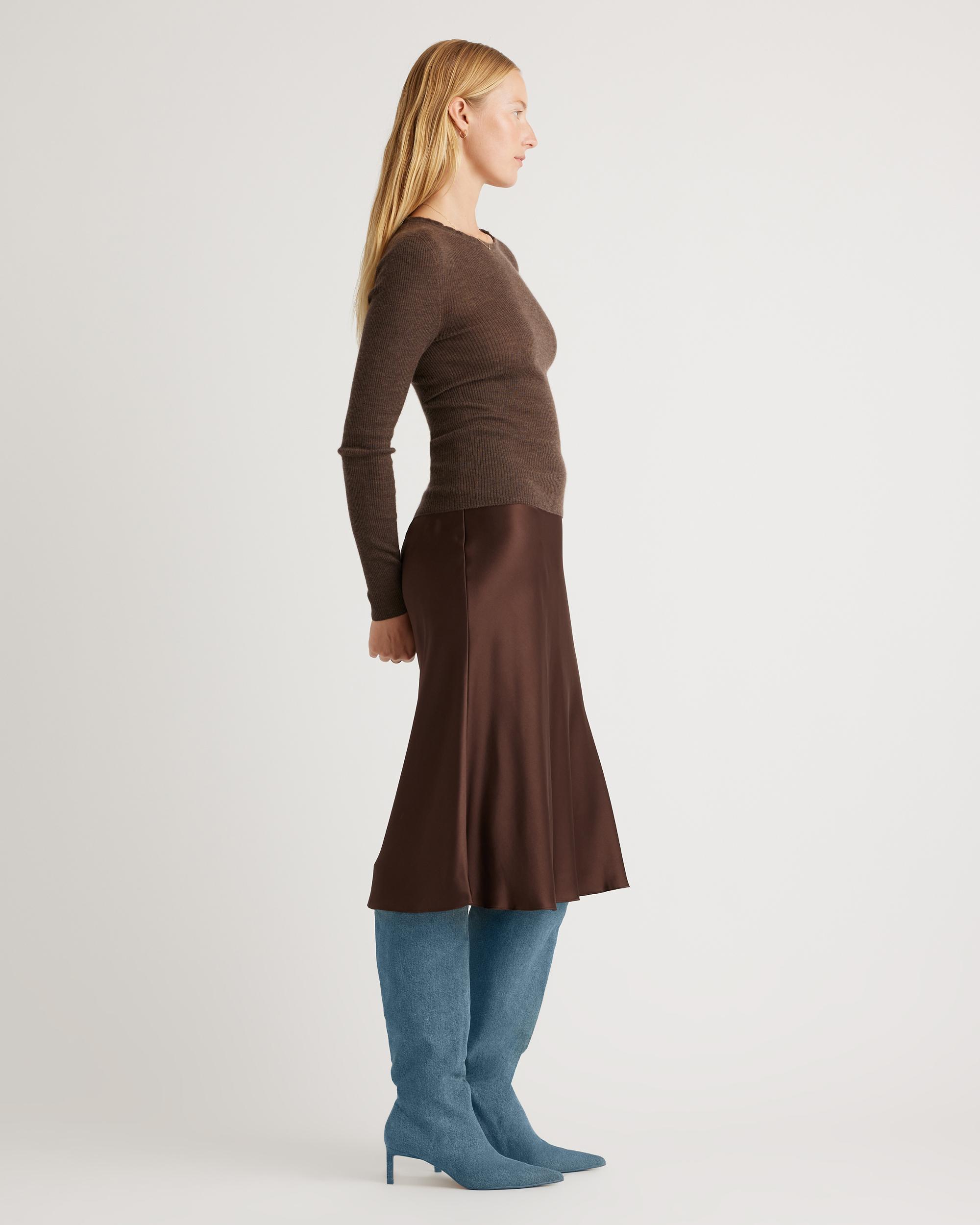 Quince | Women's Skirt Size XS, Silk Product Image