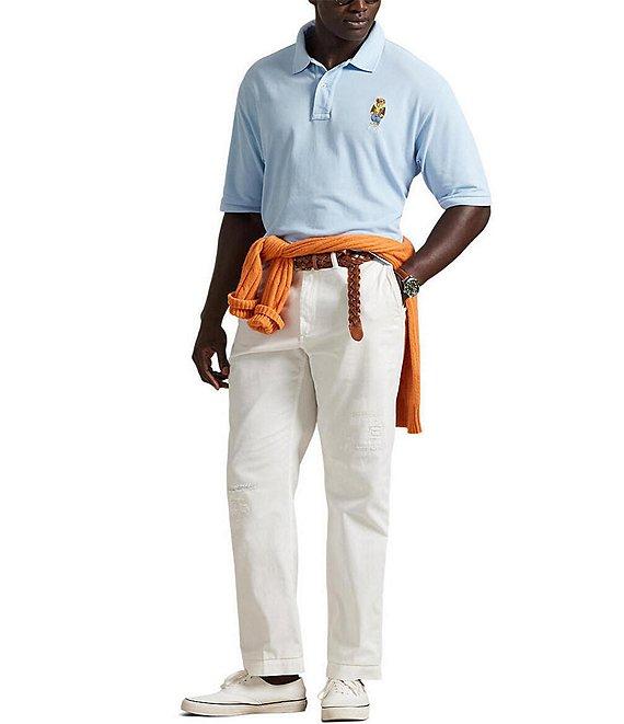 Polo Ralph Lauren Big & Tall Classic Fit Heritage Polo Bear Mesh Short Sleve Polo Shirt Product Image
