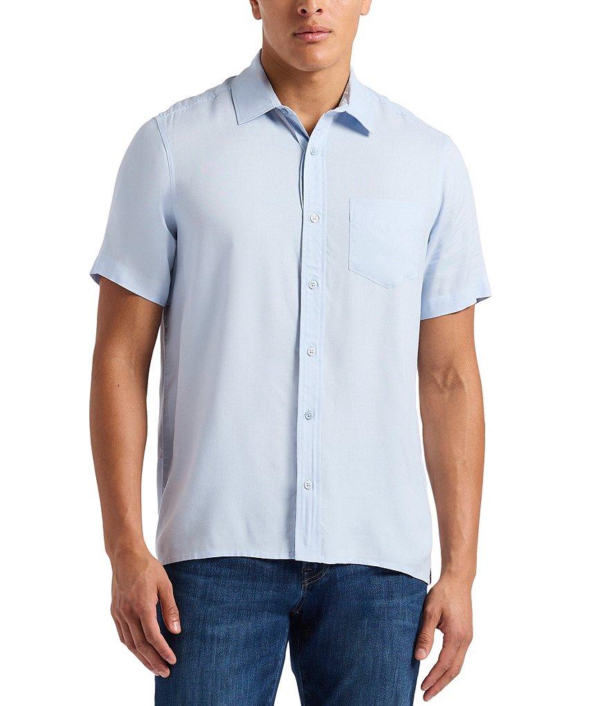 Buffalo David Bitton Sirilo Solid Short Sleeve Woven Shirt Product Image