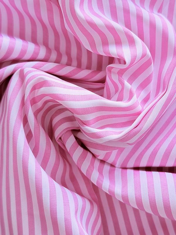 Long Sleeves Loose Asymmetric Split-Joint Striped Lapel Blouses Product Image