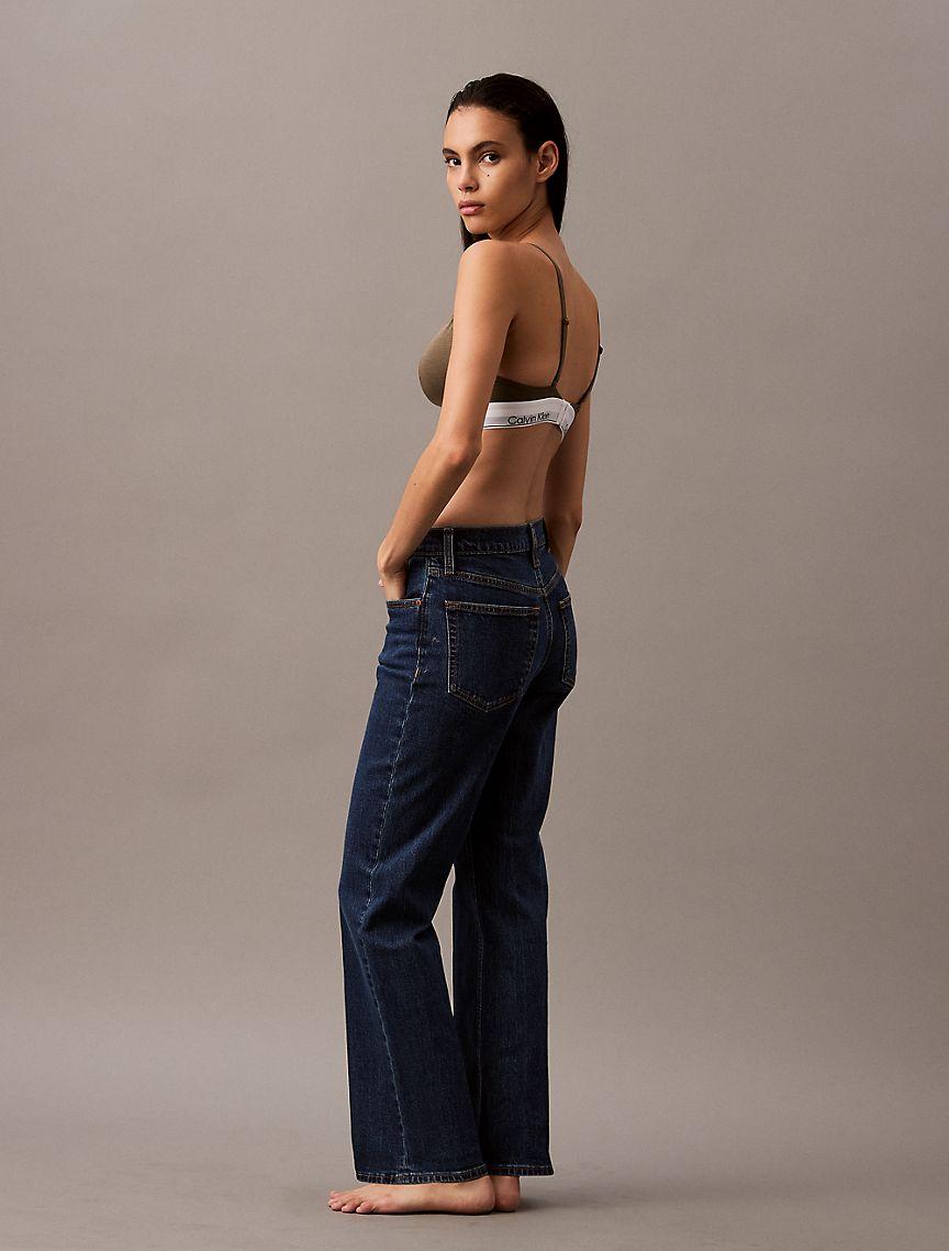 Icon Cotton Modal Lightly Lined Triangle Bralette Product Image