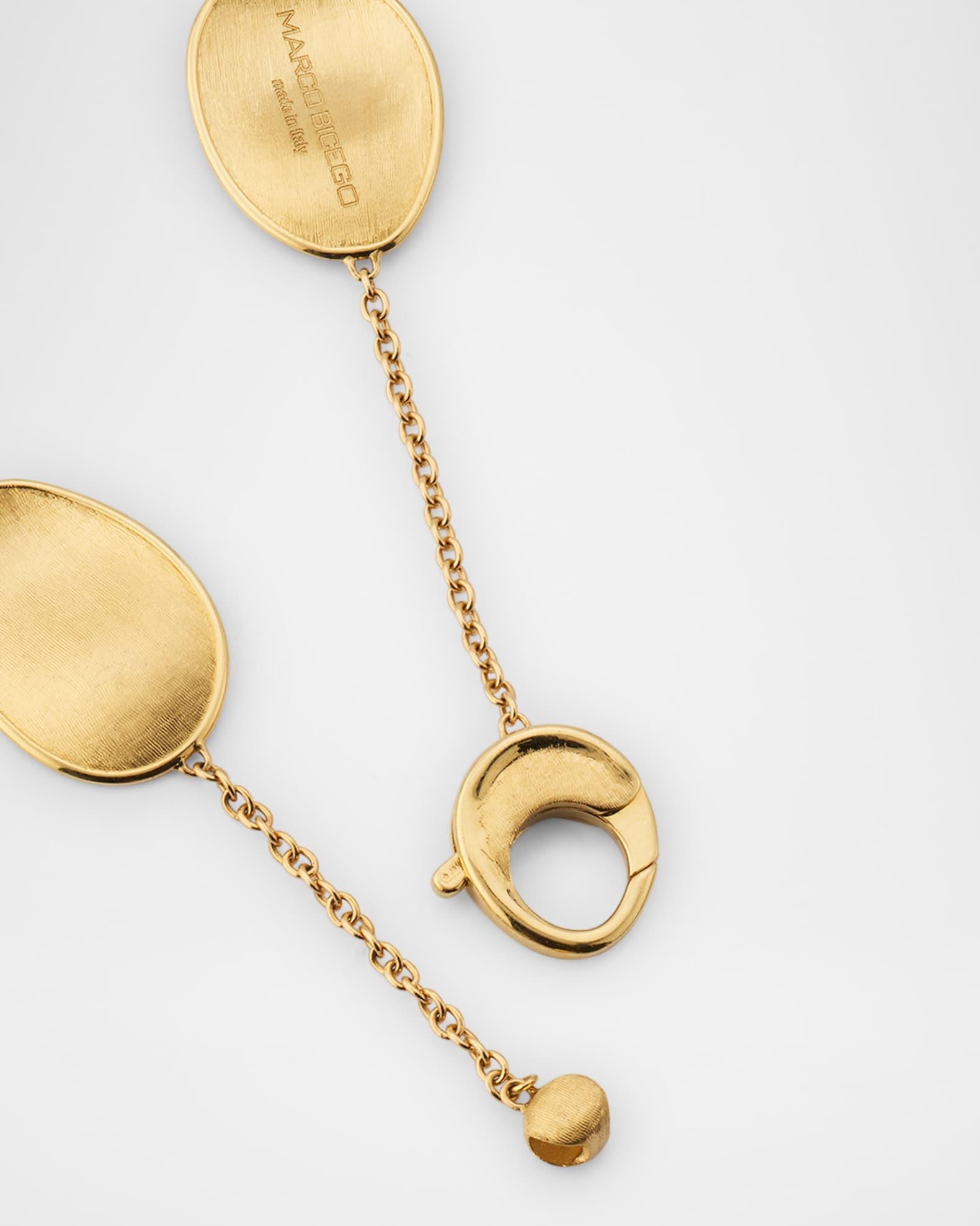 Lunaria 18K Yellow Gold Necklace with Mixed Stones Product Image