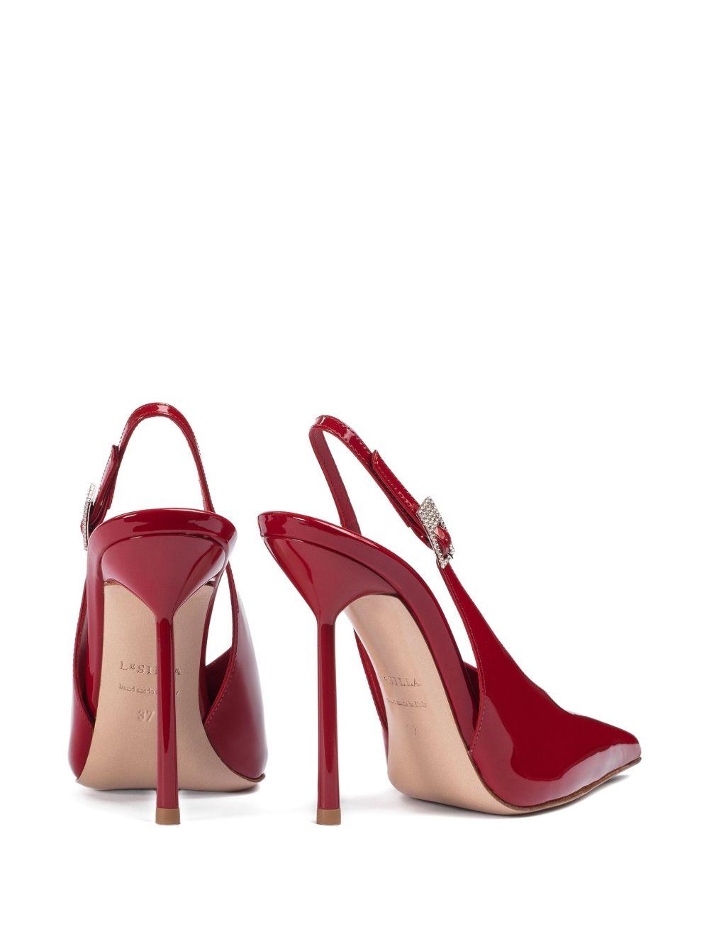 120MM slingback patent leather pumps Product Image