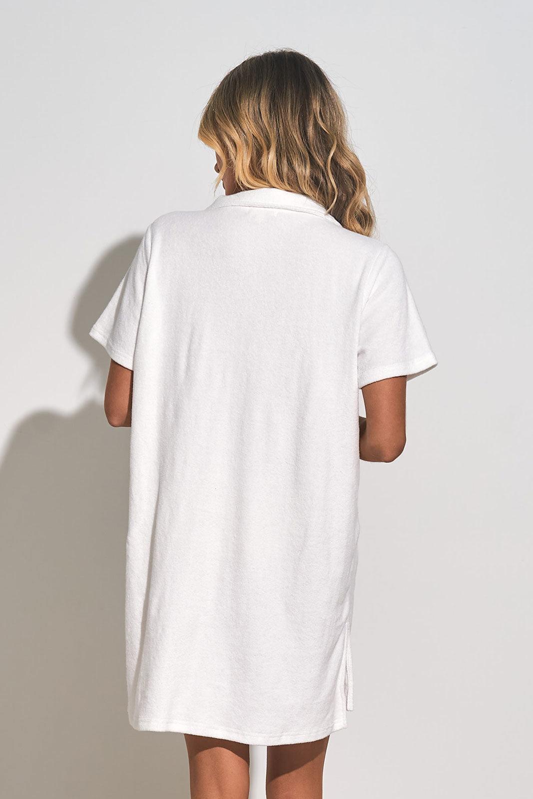 Short Sleeve Polo Dress Product Image