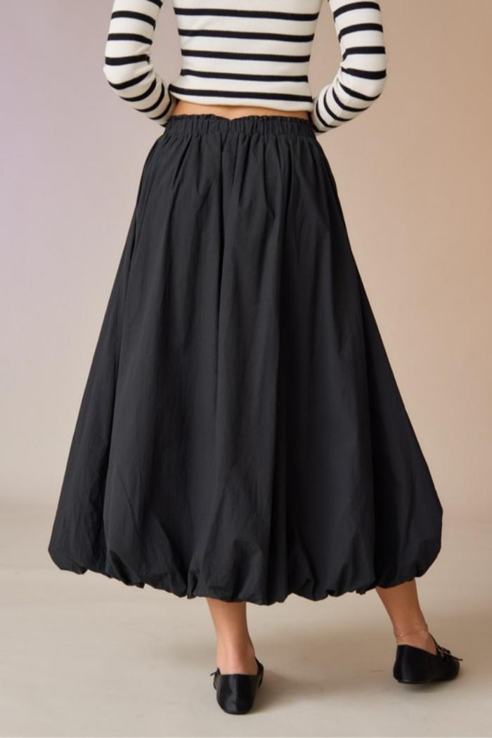 "Ella" Bubble Midi Skirt Product Image