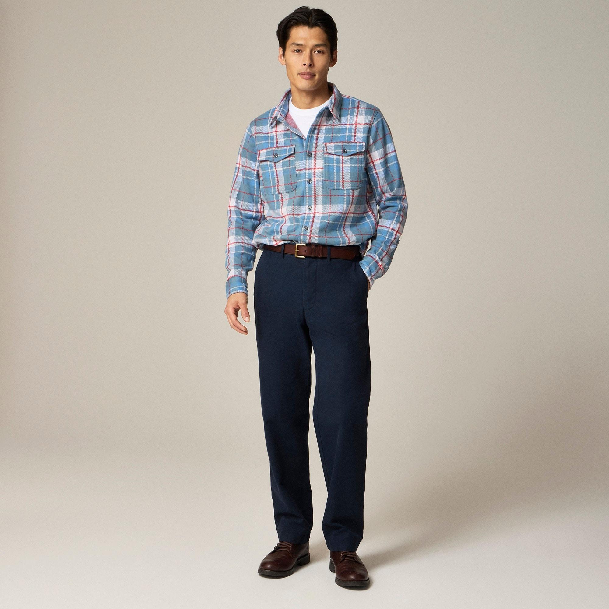 Seaboard soft-knit shirt in plaid Product Image