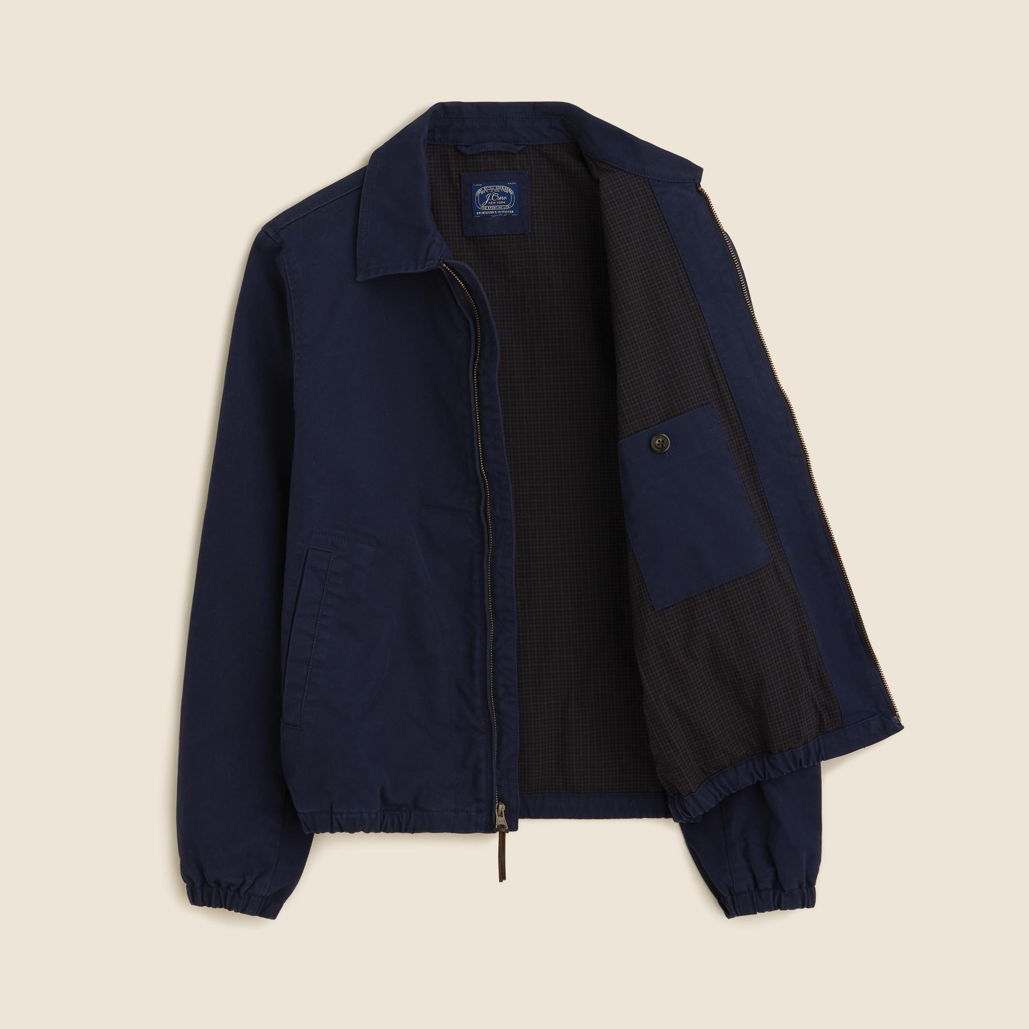 Harrington jacket in cotton twill Product Image