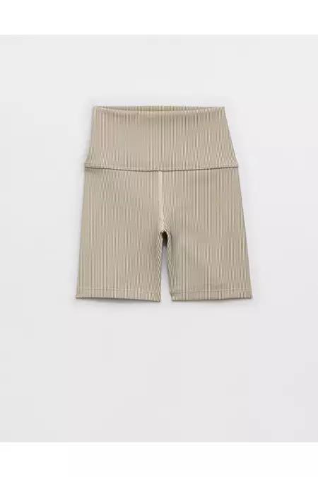 OFFLINE By Aerie Stripe Rib 5" Bike Short Women's Product Image