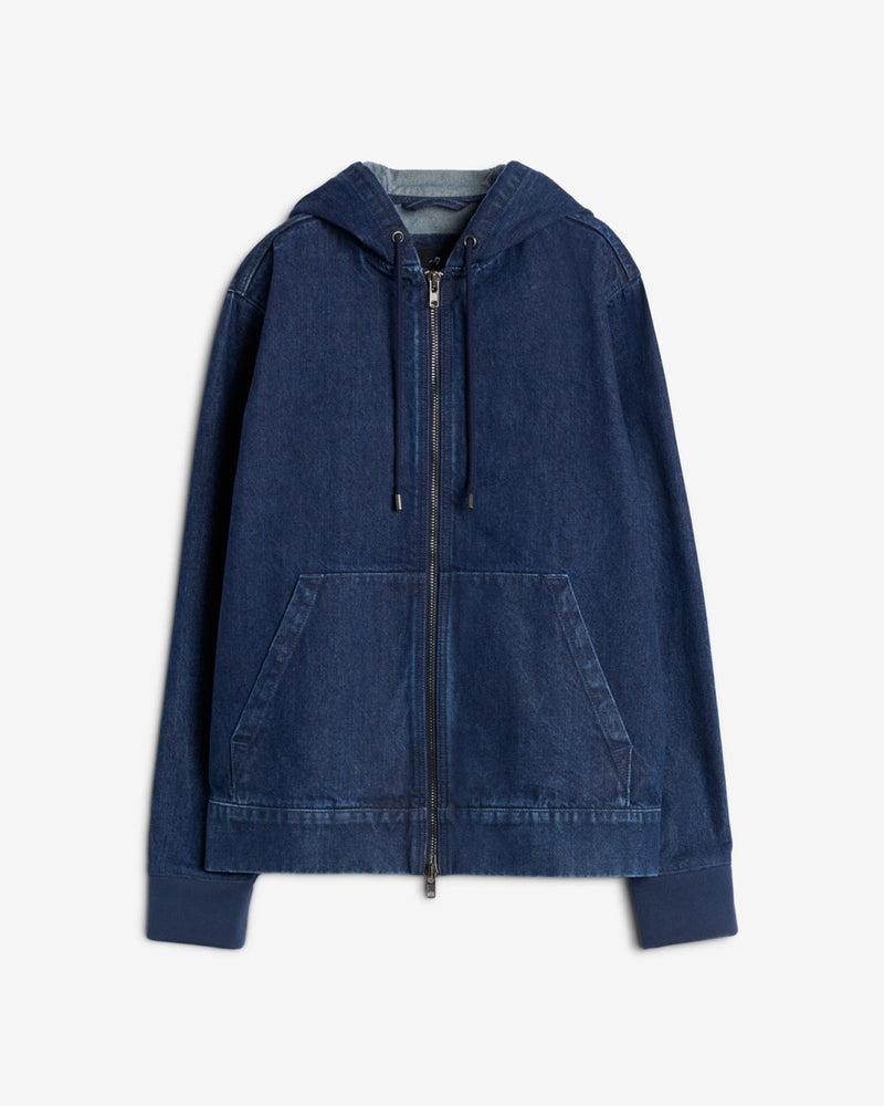 Utility Denim Hoodie Product Image