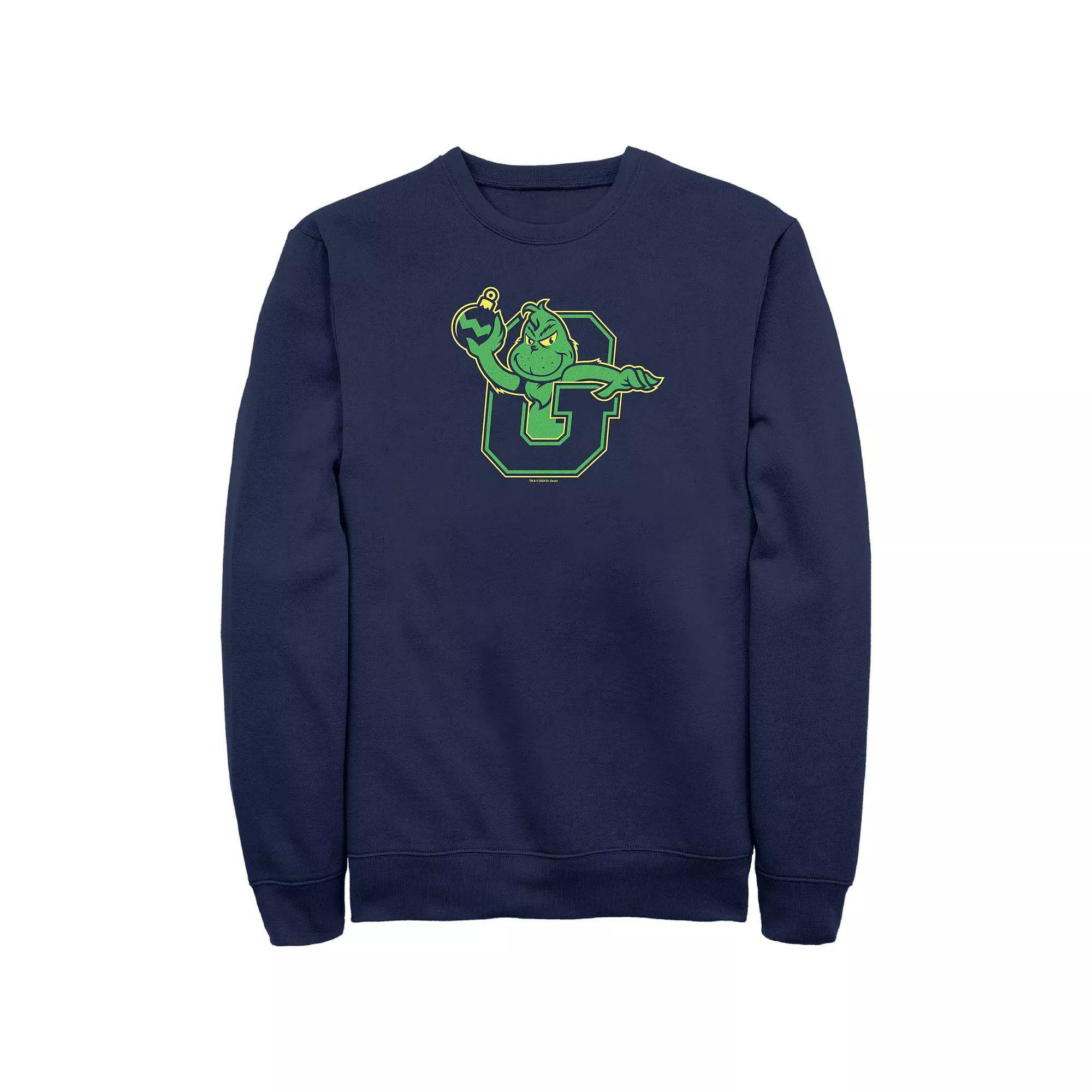 Big & Tall Dr. Seuss Grinch Ready To Attack Graphic Fleece, Men's,  Product Image
