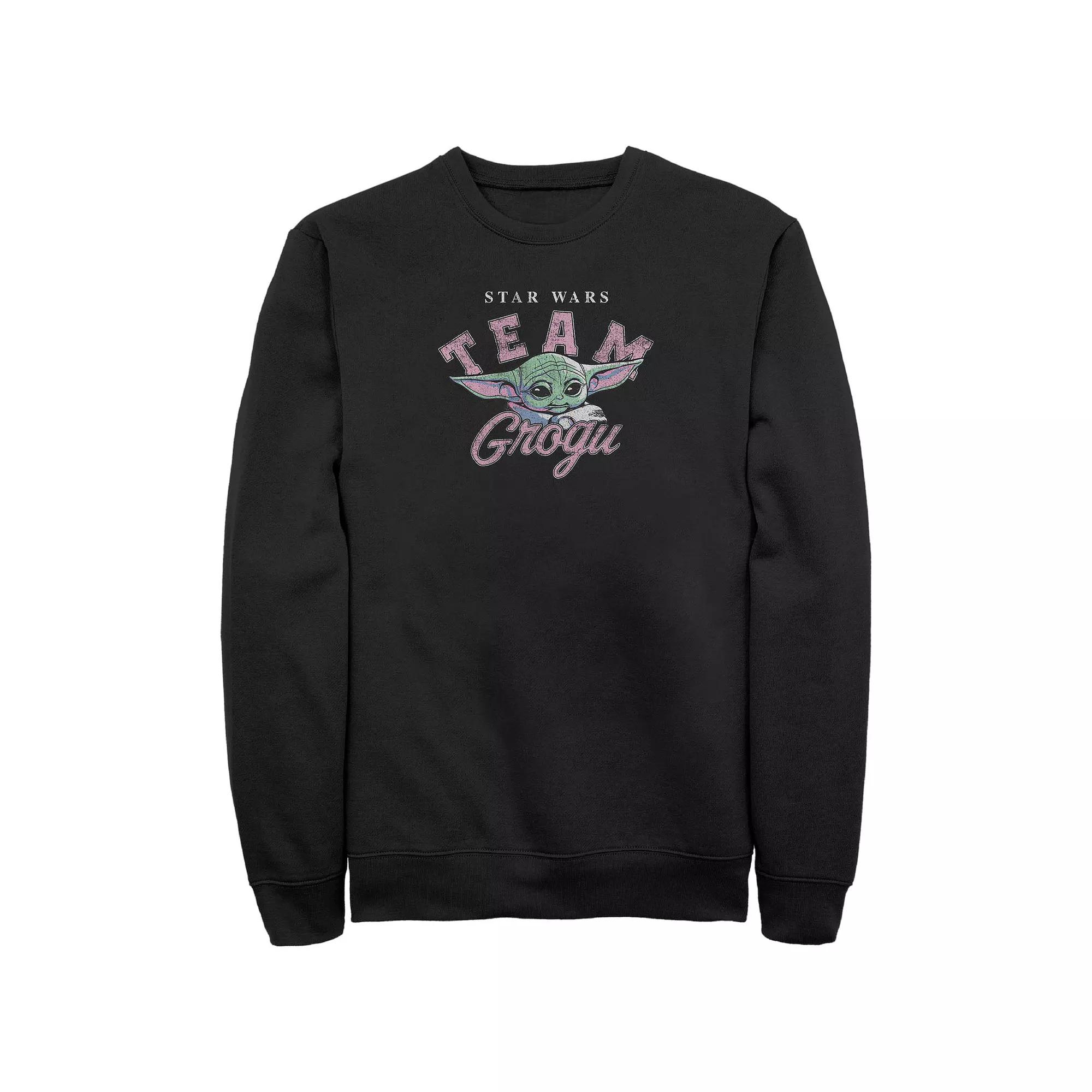 Big & Tall Star Wars The Mandalorian Team Grogu Fleece Sweatshirt, Men's,  Product Image