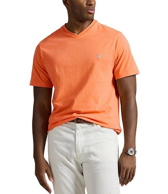 Polo Ralph Lauren Big & Tall Classic Fit Short Sleeve Cotton Jersey V-Neck T-Shirt Product Image