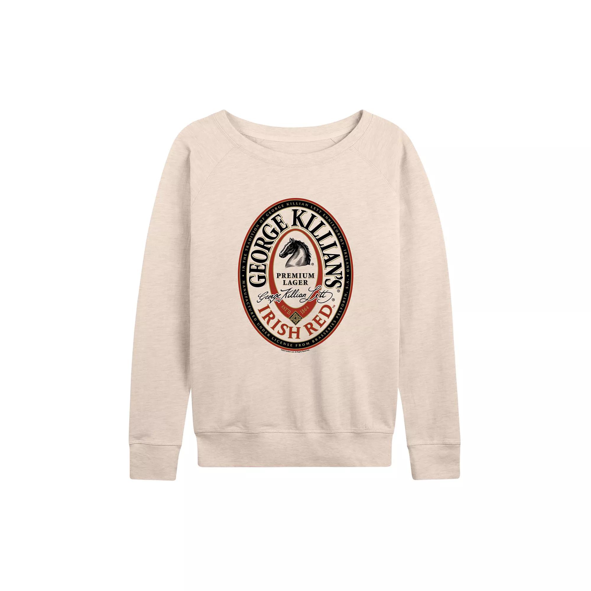 Women's Killian's Premium Lager Logo French Terry Long Sleeve Tee,  Product Image