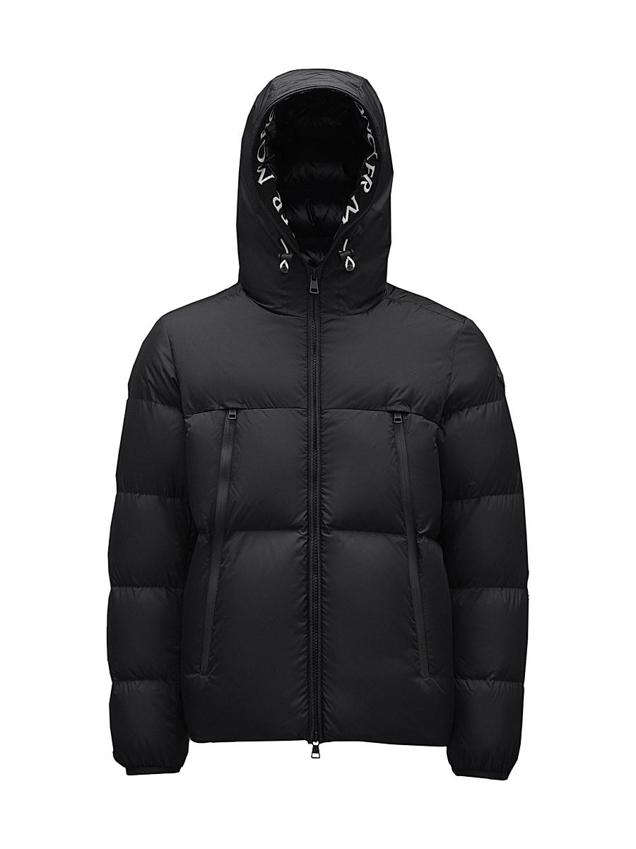 Mens Montcla Logo Hooded Down Jacket Product Image