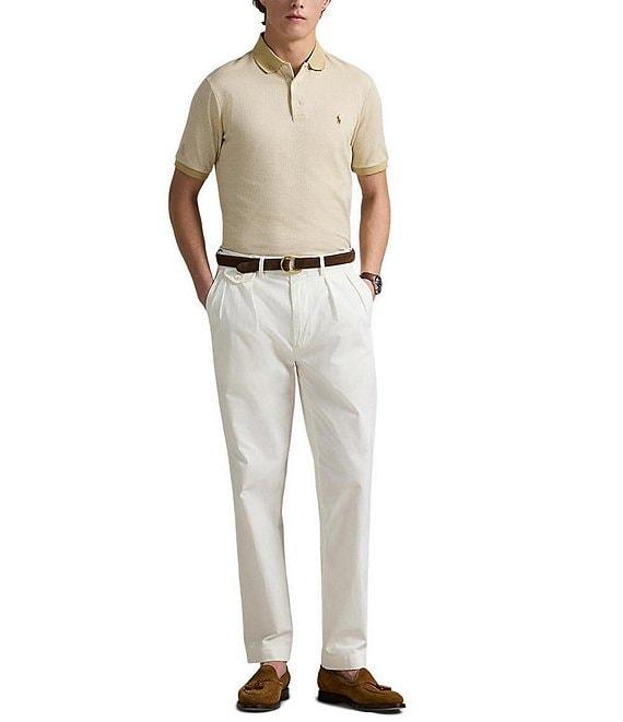 Polo Ralph Lauren Classic Houndstooth Jersey Short Sleeve Polo Shirt Product Image