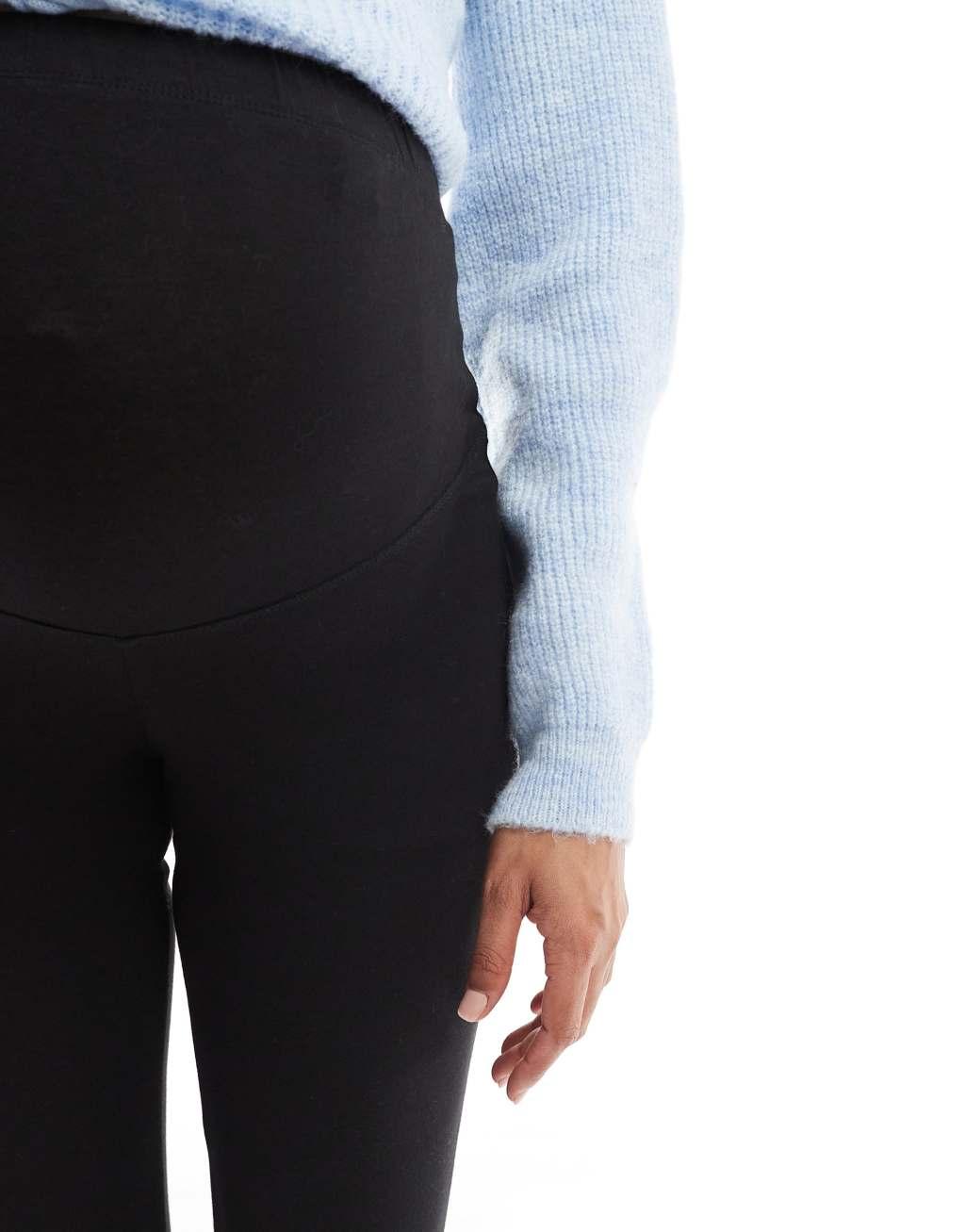 ONLY Maternity 2-pack leggings in black Product Image